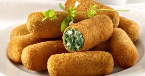 Croquetas de espinaca y jamón