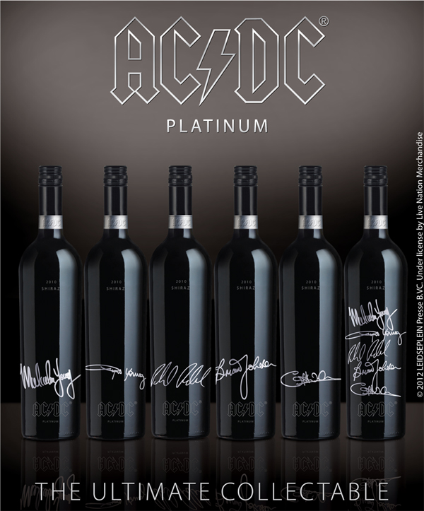 AC/DC Platinum, el vino con más rock del mercado