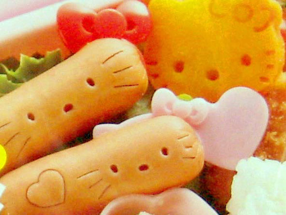 Haz tus propias salchichas de Hello Kitty