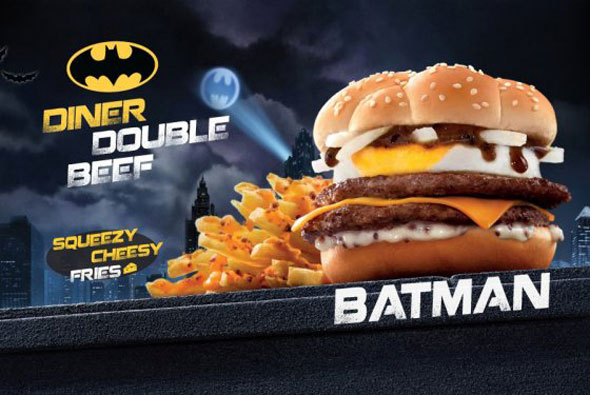 La hamburguesa BATMAN en el McDonalds de Hong Kong