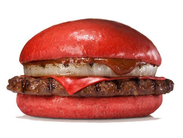 Burger King Japón ahora también ofrece hamburguesas rojas